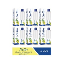 Selin Limon Kolonya Pet 400Ml 6'Lı Set 2400 Ml