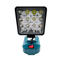 Suofeng "makita Uyumlu Güçlü Led Çalışma Lambası - 48w, 3000 Lm, Katlanabilir, Dış Mekan Ve Acil Aydınlatma İçin" Çok Renkli