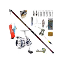 Aria-6000a Remixon Strong 390cm 100-250gr Profesyonel Sazan Kıyı Olta Takımı Seti