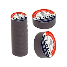 Globe Pvc Elektrik İzolasyon Bant "0.13x19x10yrds" Gri 10'lu Paket