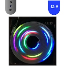 12 Volt 6x12 Mm Esnek Pixel Neon 5 Metre 14 Tuşlu Pixel Rf Kumanda Set