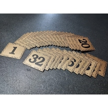 Kapı Numarası  5.5x6.5 Cm  Kendinden Yapışkanlı No:1 Den 32’E