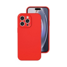 Apple Uyumlu iPhone 16 Pro Kılıf Nano İçi Kadife Silikon - Kırmızı 0.2M-Çok Renkli