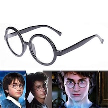 Siyah Çerçeveli Harry Potter Gözlüğü Altın Ve Çok Renkli