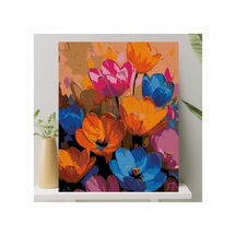 Sayılarla Boyama Tuval Seti, Fırça Ve Boya Dahil 40x50 Cm