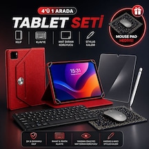Acer Iconia M10 10.1" Uyumlu 4 Lü Tablet Seti Klavye + Kılıf + Kalem Acer Iconia M10 10.1" Uyumlu 4 Lü Tablet Seti Klavye + Kılıf + Kalem