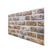 5 Adet X Tuğla Desenli 3D Strafor Köpük Duvar Kaplama Paneli (446785595)