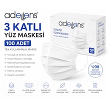 Yüz Maskesi 3 Katlı 100'lü