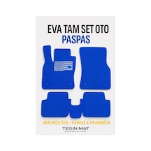 Kia Xceed 2019 2025 Uyumlu Eva Oto Paspas Mavi Metal Topukluklu Tam Set