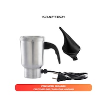 Kraftech Araba Buharlı Far Temizleme Seti Kupa Isıtıcı ve Huni