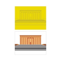 Anıtkabir, 5 Adet Büyük Boy A4, Kum Boyama Kartı Seti-red Castle Kb-rc-055