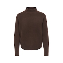 Only Jdy Kadın Jdyprime Life L/s Kahverengi Kazak - 15351898
