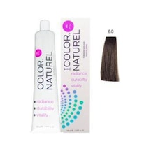 Color Naturel Kalıcı Saç Boyası 100 ML No - 6.0