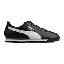 Puma Roma Erkek Spor Ayakkabı Retro Tasarım, Softfoam+ Konforlu Günlük Sneaker Siyah/beyaz