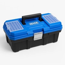 Proalet Takım Çantası, Metal Kilitli, Plastik Gövde, Organizer Bölmeli, El Aleti Kutusu, Profesyonel Takım Kutusu, Düzenleyici, Darbeye Dayanıklı, Metal Menteşeli, Kullanışlı, Alet Çantası, 13''