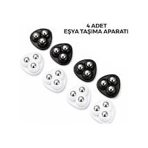 İbico İ13-142 Mobilya Eşya Taşıma Aparatı 4 Adet 360 Poşetli Tek Bilya Tekerlekli - 20'li Paket Diğer