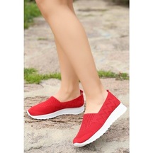 Toly Kırmızı Triko Babet Ayakkabı (553728355)