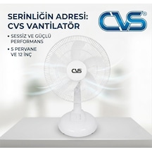 Cvs Dn 91059 Masaüstü Vantilatör 12 İnç Beyaz