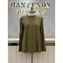 Nuss Ns-25y902-h Haki Tunik Çok Renkli
