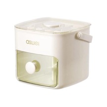 Kapaklı Buz Tepsisi Kutusu 48 Kaviteler Dondurucu İçin Buz Kalıbı Ev Mutfak Seyahat Restoran Parti İçin Hızlı Açılan Buz Yapıcı Beyaz