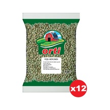 Orti Yeşil Mercimek 1 Kg. x 12 Adet