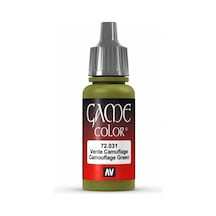 17 Ml. Camouflage Green Game Color Serisi Maket Boyası, Vallejo 72031 Standart