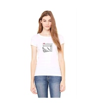 I Love Architecture Baskılı Beyaz Kadın Tshirt