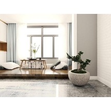 Nuano Consept Bella Serisi Yuvarlak Saksı Koyu Gri 40x25