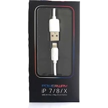Powerway I Phone 7/8/X 2000 Ma Güç Ve Data Aktarımı Kablosu