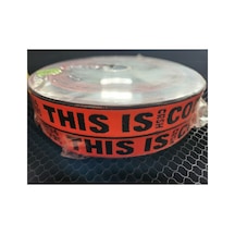 Dokuma Şerit 2 Cm Thıs İş Crsh Code Neon Turuncu 5 Metre - 691825872 Diğer