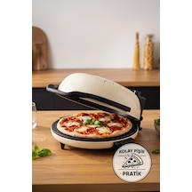 Lorenzo Pietra 12in1 Pizza Makinesi Lahmacun Tandır Ekmeği Bazlama Ve Fırın Yemekleri + Tepsi