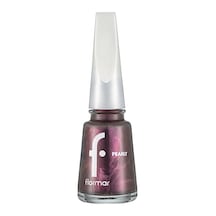 Flormar Pearly Yoğun Işıltı Veren Yarı Saydam Bazlı Sedefli Oje - 418 Chrome Purple New - 5 A Tarı