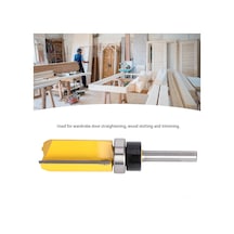 Vkemall Karbon Çelik Ahşap İşleme Aleti - Düz Kenar Testere, Yuva Açma Ve Düzenleme - 6mm Saplı, 19mm Kesit, 38mm Bıçak Uzunluğu