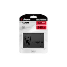 Kingston A400 240gb 500/350 Mb/s Sata 3.0 2.5" Ssd Bellek Sa400s37/240g Siyah