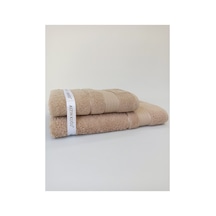 Özdilek Trendy Banyo Havlu Seti- 70x140 Cm+50x90 Cm Bej