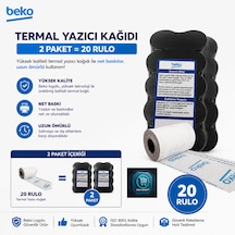 X30 Tr - 300 Tr - 220 Tr - 400 Tr Yazarkasa Termal Pos Rulosu 2 Paket - 20 Adet