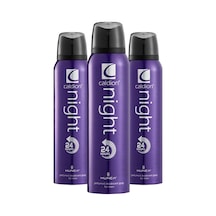 Caldion Night Erkek Sprey Deodorant  3 x 150 ML