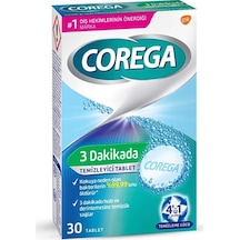 Corega 3 Dakikada Protez Temizleyici Tablet 30'lu