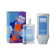 Avon Individual Blue Erkek Parfüm EDT 100 ML + Saç ve Vücut Şampuanı 250 ML