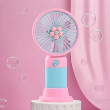 Coverzone El Tipi Mini Fan, 250mah Batarya, Usb Şarj Edilebilir, Doğal Rüzgar Özelliği, Taşınabilir Ve Kompakt Ta