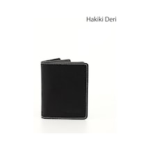 Gönderi(R) Gönderir Siyaha Antrasit Gön Hakiki Deri Unisex Kartlık 06499 Siyah - Antrasit