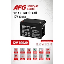 Sb Battery 12v 100 Ah Bakımsız Kuru Akü