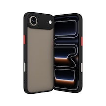 Apple iPhone  Uyumlu,  17 Air Kılıf Montreal Silikon Kapak - Siyah