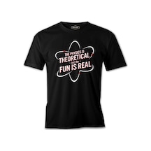 Okul Ve Bilim - Fizik Ve Atom Siyah Erkek Tshirt