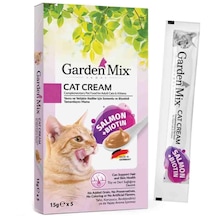 Garden Mix Biyotin Ve Somonlu Krema Kedi Ödül Maması 15 Gr 5'li