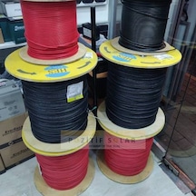 6mm Solar Kablo 5metre Kırmızı 5 M Siyah Toplam 10 M