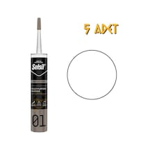 Selsil Genel Amaçlı Silikon Beyaz 280 Gr. - 5 Adet
