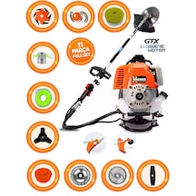 Prowackers German Tx-462 Max Seri Sırt Tipi Benzinli Ot Çalı Çim Biçme Tırpanı+ 11 Pcs Full Set Hali Yıkamalı Prowackers German Tx-462 Max Seri Sırt Tipi Benzinli Ot Çalı Çim Biçme Tırpanı+ 11 Pcs Full Set Hali Yıkamalı