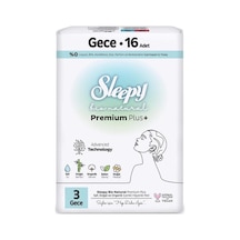 Sleepy Bio Natural Premium Plus Gece Ped 16 Adet