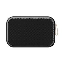 Xiyyadms Küçük Taşınabilir Bluetooth Hoparlör, Fm Radyo, 3w Bass, Dış Mekan Sporları Ve Seyahat İçin Siyah Plastik Ağızlı